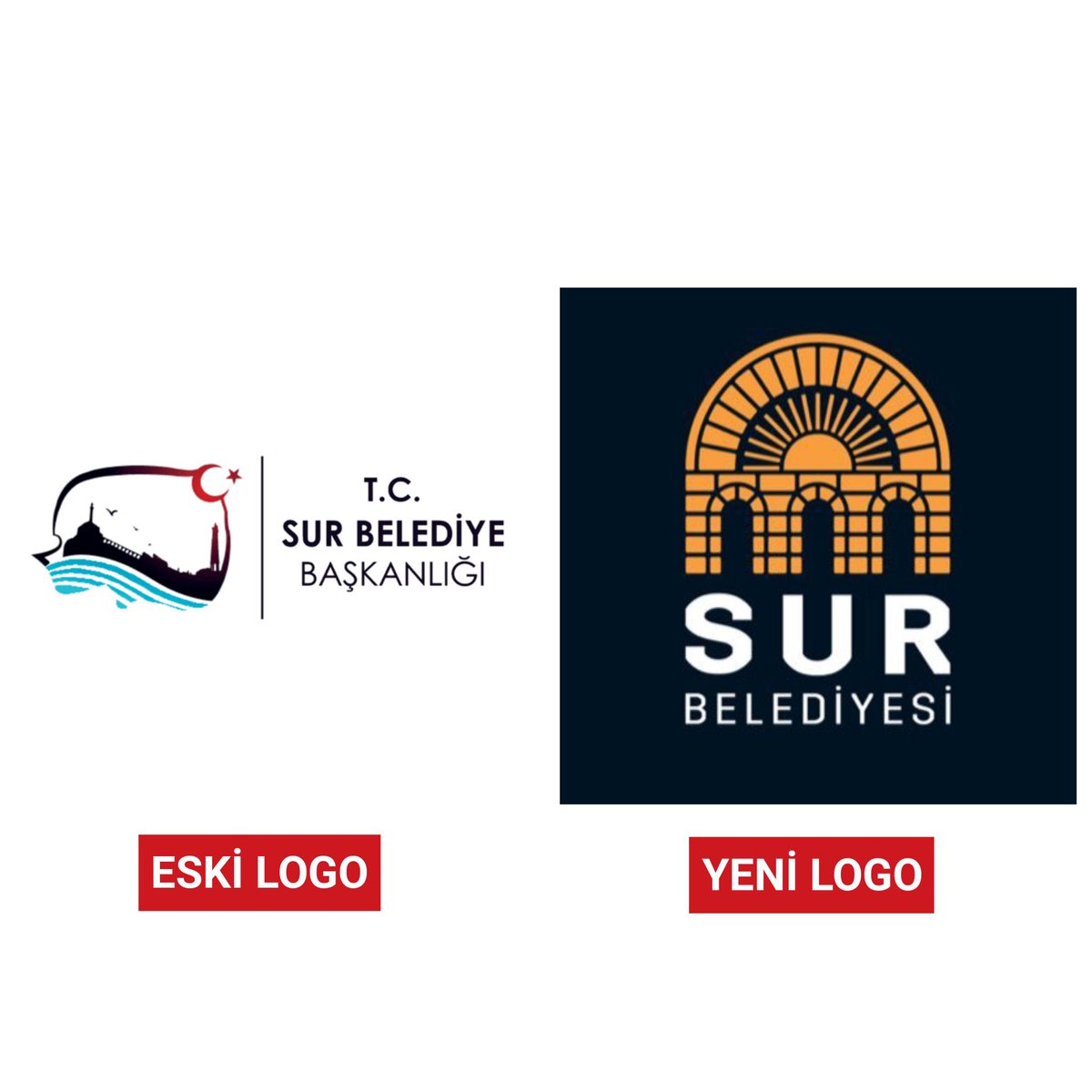 TTAgrup's tweet photo. DEM Partili Diyarbakır Sur Belediyesi logosunu değiştirdi.
Yeni logoda Ay Yıldız’a yer verilmedi.

Türk bayrağından rahatsız olan herkes vatan hainidir! https://t.co/XAzv76YTf1