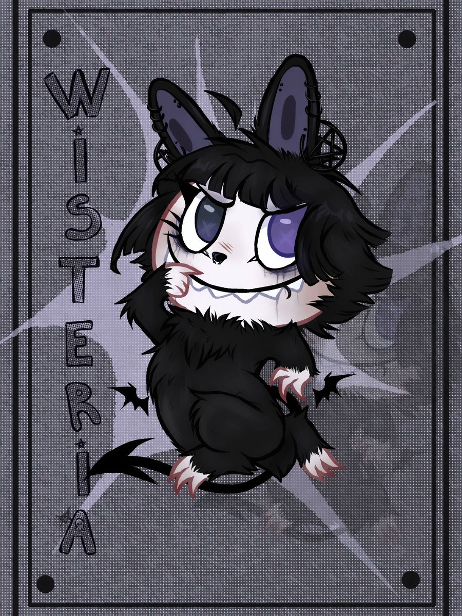 LittleBatgoth's tweet photo. Wisteria why are you a labubu?👀

#LABUBU #POPMART #themonsterslabubu #art #fanart https://t.co/fcnxvPbRMy