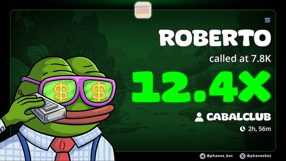 Weekend off !! now we right back to the bag $ROBERTO 🪖🔥✊🏿