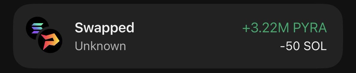 PyraChain's tweet image. Before announcing public contests for the builders on Pyra, our foundation acquired 50 sol worth of Pyra from @pumpfun fees.

these 3.22m PYRA will be bridged and used to buy the first community tokens built on Pyra chain.