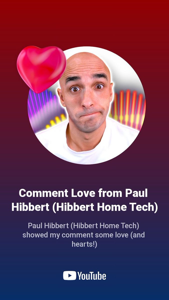 Love you too mate <a href="/hibberthometech/">Paul Hibbert (THIS IS A BLUE TICK. Not Even Lying)</a>
Lmao (P.S. I will look exactly like you once my channel hits 100k subs soon)