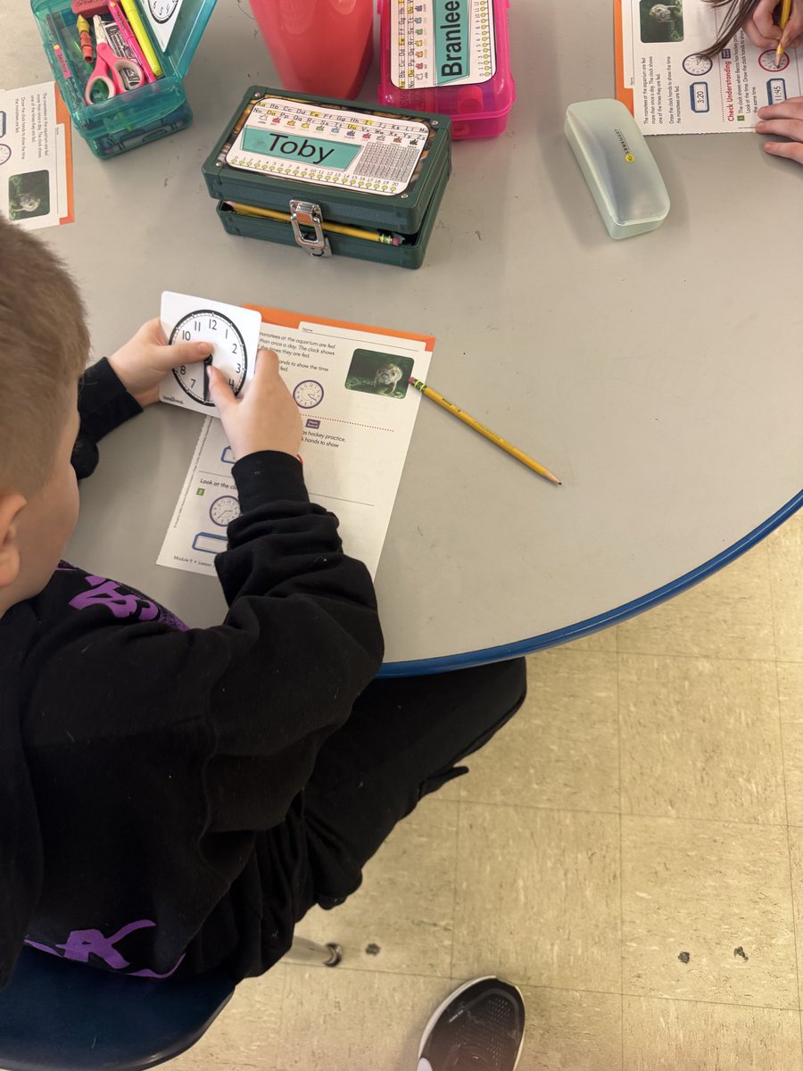 🕰️ ‘Time is on our side’ in Mrs. Zugg’s classroom today! 2A mathematicians did a GREAT job determining ⏰! #spartanstrong #spartansadvance