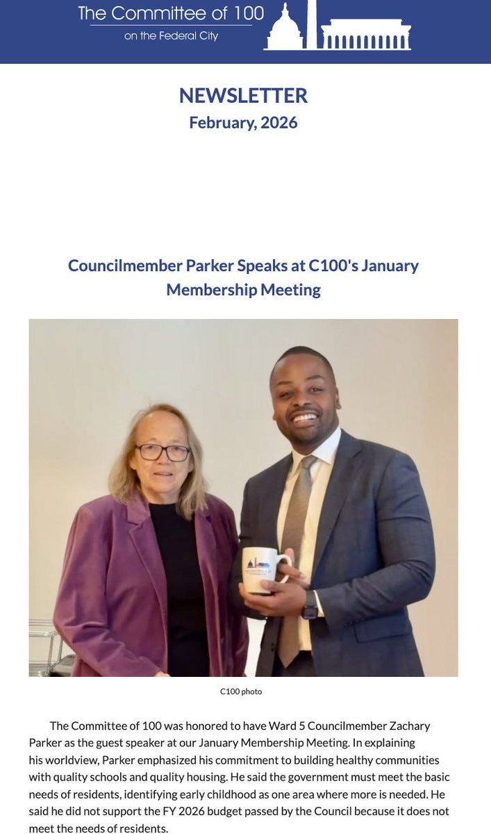 The Committee of 100 DC tweet media