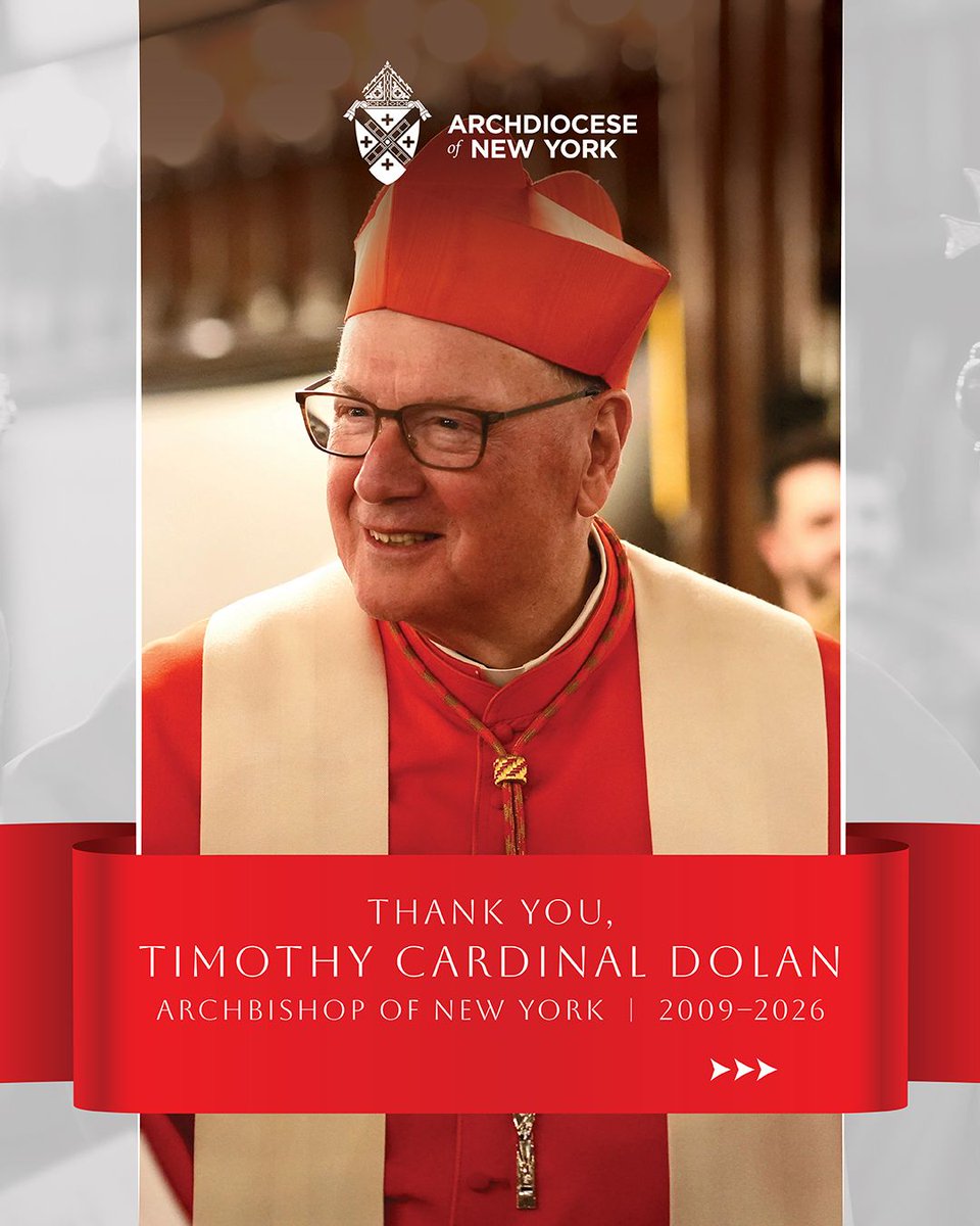 NY_Arch's tweet image. Today the staff of the Archdiocese of New York gathered to bid farewell to a leader who has been a generous mentor, a steady presence, and a source of warmth and humor. 
Thank you, Cardinal Dolan, for your faith, care, and dedication.