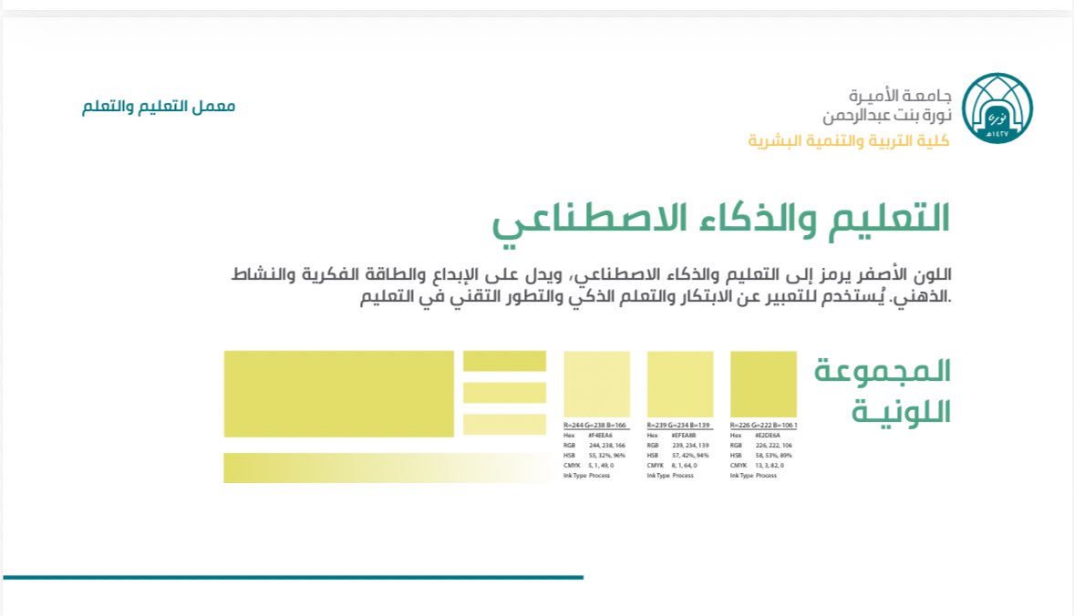 Raf__Group's tweet photo. يسعدني ويشرفني العمل على تصميم ✨💙
دليل الهويه البصريه | Brand Guideline 

لـ معمل التعليم والتعلم 
🔸في كلية التربية والتنمية البشريه 🔸
🔹لجامعة الاميرة نورة بنت عبدالرحمن 🔹 https://t.co/gVPok4aAxW