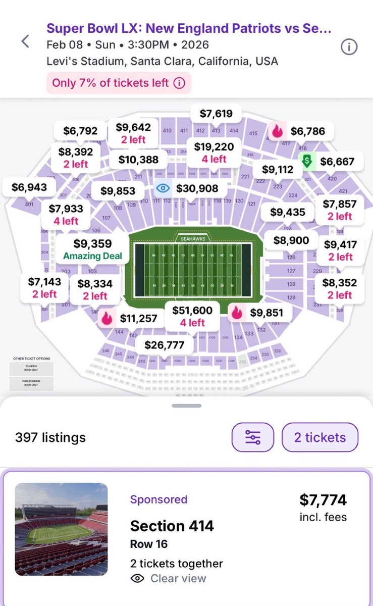 SUPER BOWL LX is almost here! 🏈 Pats vs. Seahawks in Santa Clara ,legend vs. resurgence.  Bad Bunny at halftime, jurassic ads, Alcatraz pregame, and the whole Bay Area going OFF!  Can Seattle shock the champs? Or will New England make history again?  #SuperBowlL #NFL #SB60