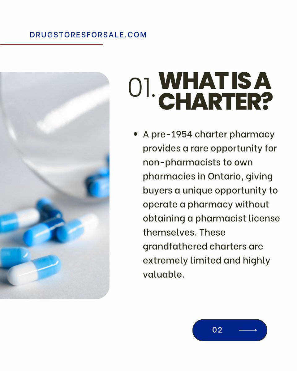 Drugstores4Sale's tweet photo. 🔥 Rare pharmacy listing alert!

https://t.co/SammyrpPw4 brings you exclusive access to legacy businesses — including this pre-1954 charter pharmacy allowing non-pharmacists to own a pharmacy in Ontario.

💻 Contact Ayaz Bhanji at: info@drugstoresforsale.com
☎️ 587.689.5400 https://t.co/W2HfZvgBsf