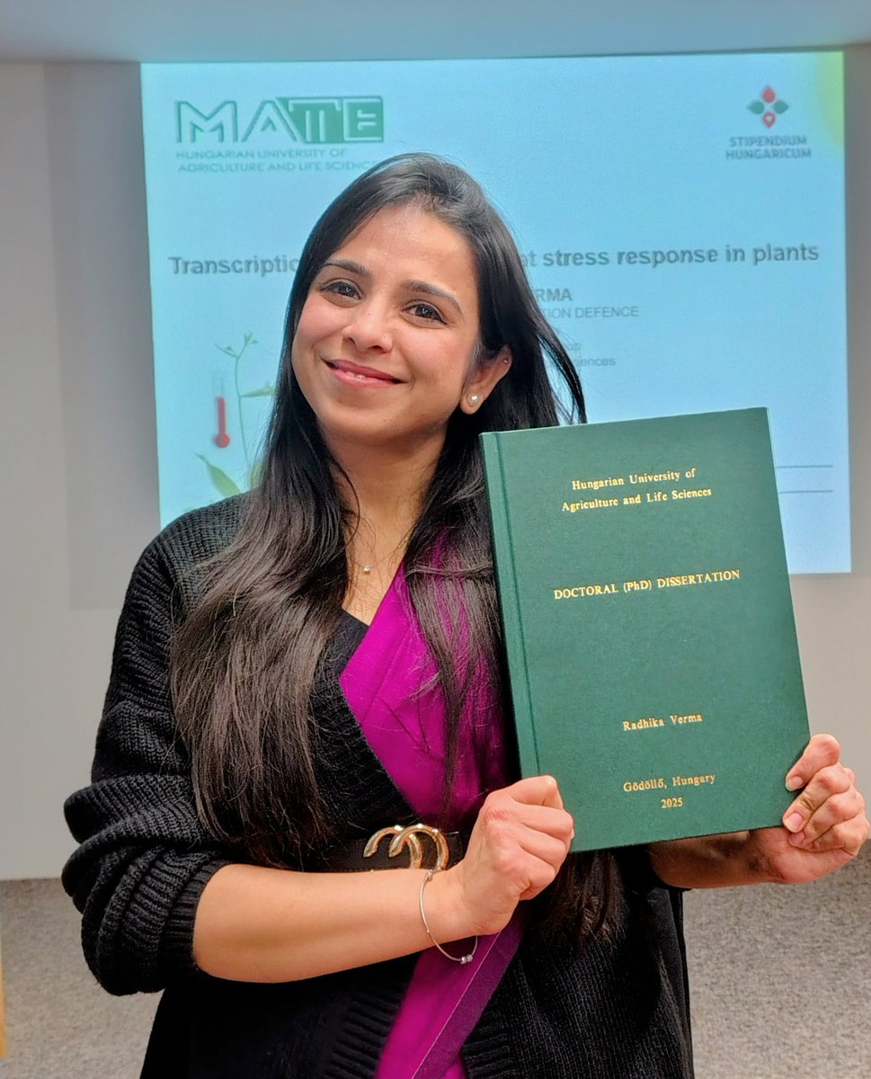 040radhikaverma's tweet photo. Ph.D. Chapter ✔️

A journey filled with curiosity, ups and downs, resilience, and growing stronger along the way. 😇 Forever grateful to everyone who walked beside me. ❤️🎓
Being part of @LabCsorba has given me fresh direction and purpose in my career, Truly honoured ✌🏻 https://t.co/c47iDmE4Yv