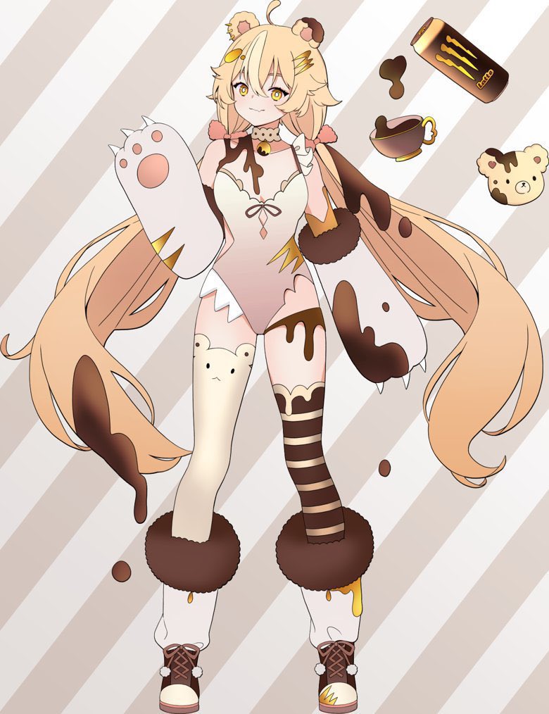 monstereme's tweet photo. yo yo! 

I’m Eme, your (hopefully favorite) monster Java bear, based off of Monster Energy’s Java Caffeine Energy Drink!

I sing, I game, but I mostly freestyle it! ⚡️

oshi mark : ⚡️🐾
general tag : #MonsterEme 
art tag : #emebearart 

important 🔗 below !

「 #Vtuber 」 https://t.co/aETyPg000x