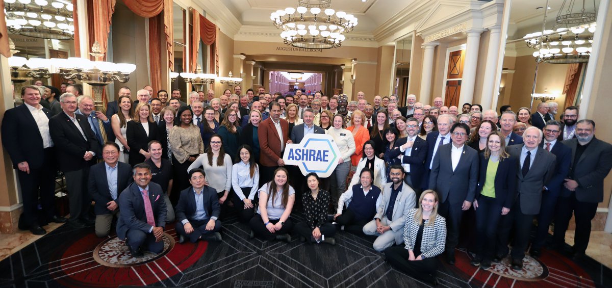 ashraenews's tweet photo. ASHRAE is honored to welcome and host so many esteemed VIP guests at the Leadership Luncheon. This group truly represents ASHRAEโs continued commitment to collaboration with organizations throughout the built environment.
#MyASHRAE https://t.co/DCl8QIiS28