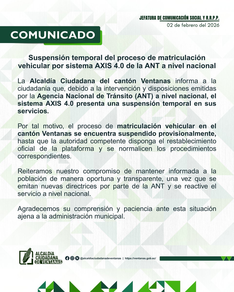 gadventanas's tweet photo. #ComunicadoOficial https://t.co/QgtXtthsdT