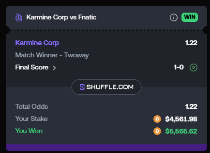 Gave away $420 wins from this bet with viewers on twitch.tv/cookerflips

Fun to sweat games with chat <a href="/shufflecom/">Shuffle.com</a>