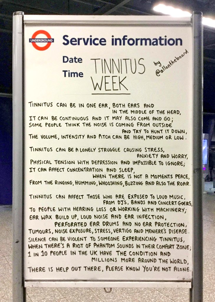 Tinnitus can be a lonely struggle causing stress, anxiety, worry, depression, physical tension and sleepless nights. Sending love and peace to anyone affected by this condition. You are not alone in experiencing this, however lonely it feels.

#TinnitusWeek #Tinnitus