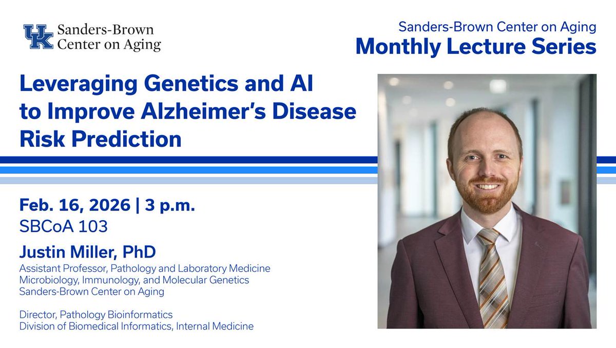 UK Sanders-Brown Center on Aging tweet media