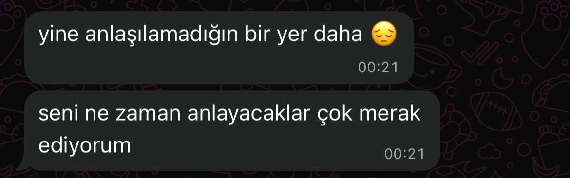 galiba bunu hiçbir zaman bilemicez