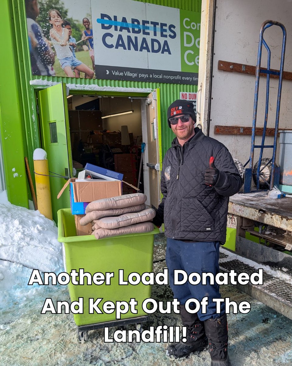 GetRGone's tweet image. Another load donated and kept out of the landfill.

Donation-first junk removal means less waste and more items reused where they still have value.

#DonationFirst #Reuse #GetRGone