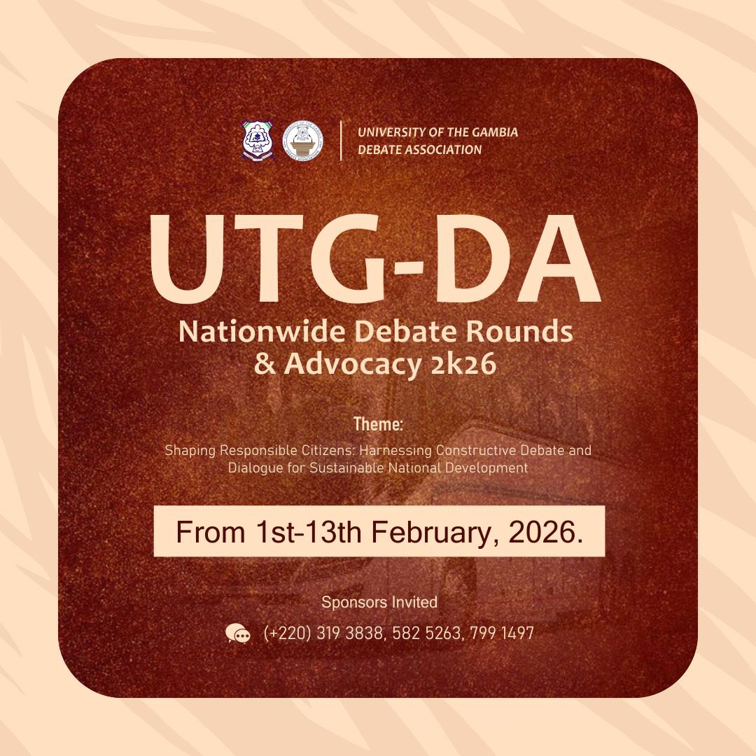University of The Gambia Debate Association(UTGDA) tweet media