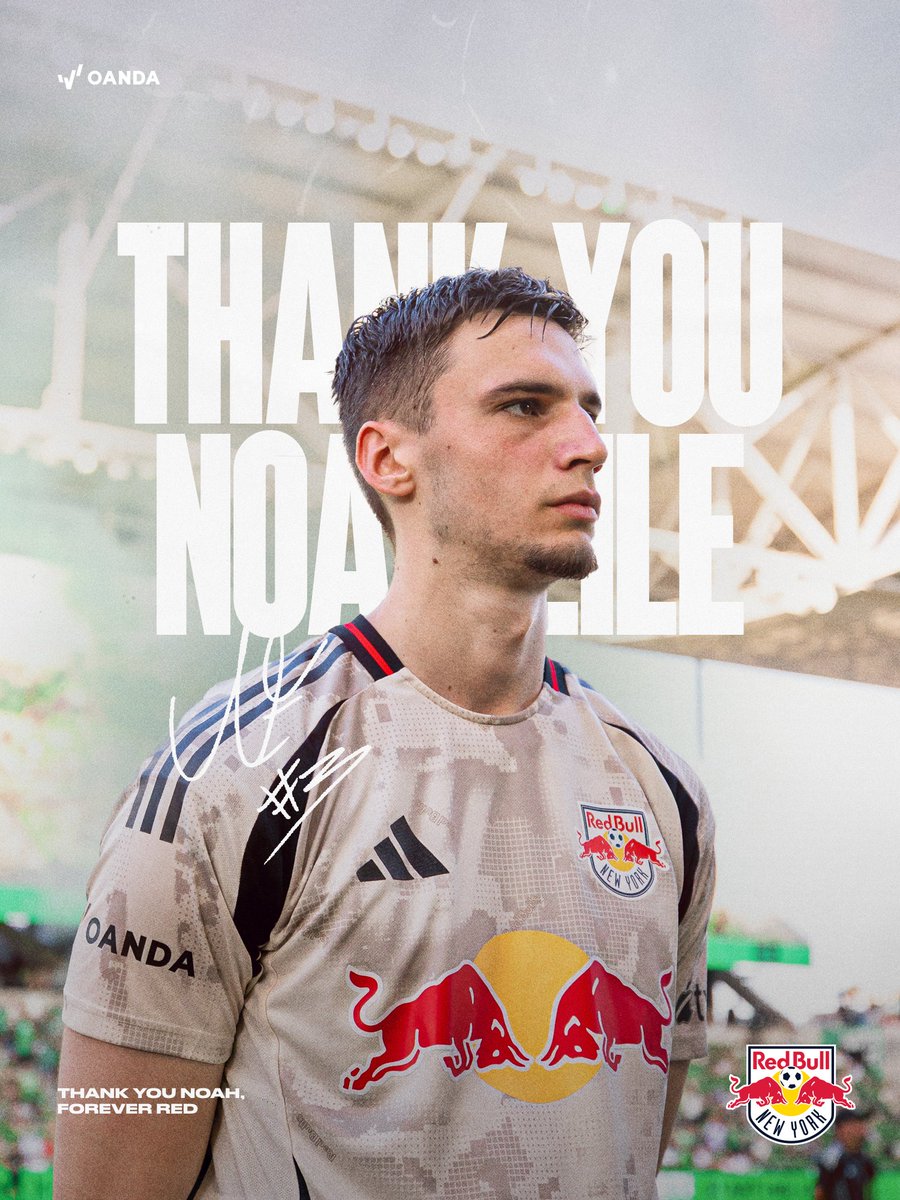 NewYorkRedBulls's tweet photo. No one like Noah.

We’ve transferred Noah Eile to Championship side Bristol City FC for a club-record fee for a defender.

#RBNY | @OANDA https://t.co/bq0fm8s4oN