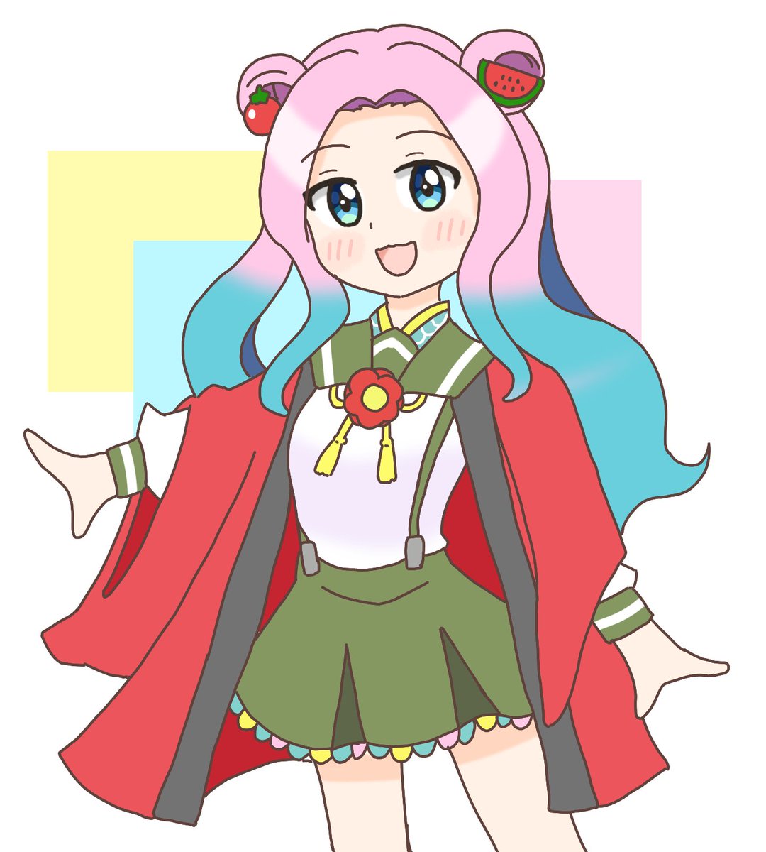 ビッカメ娘 の #くまもとたん 描きました！ くまもとたん、爆誕