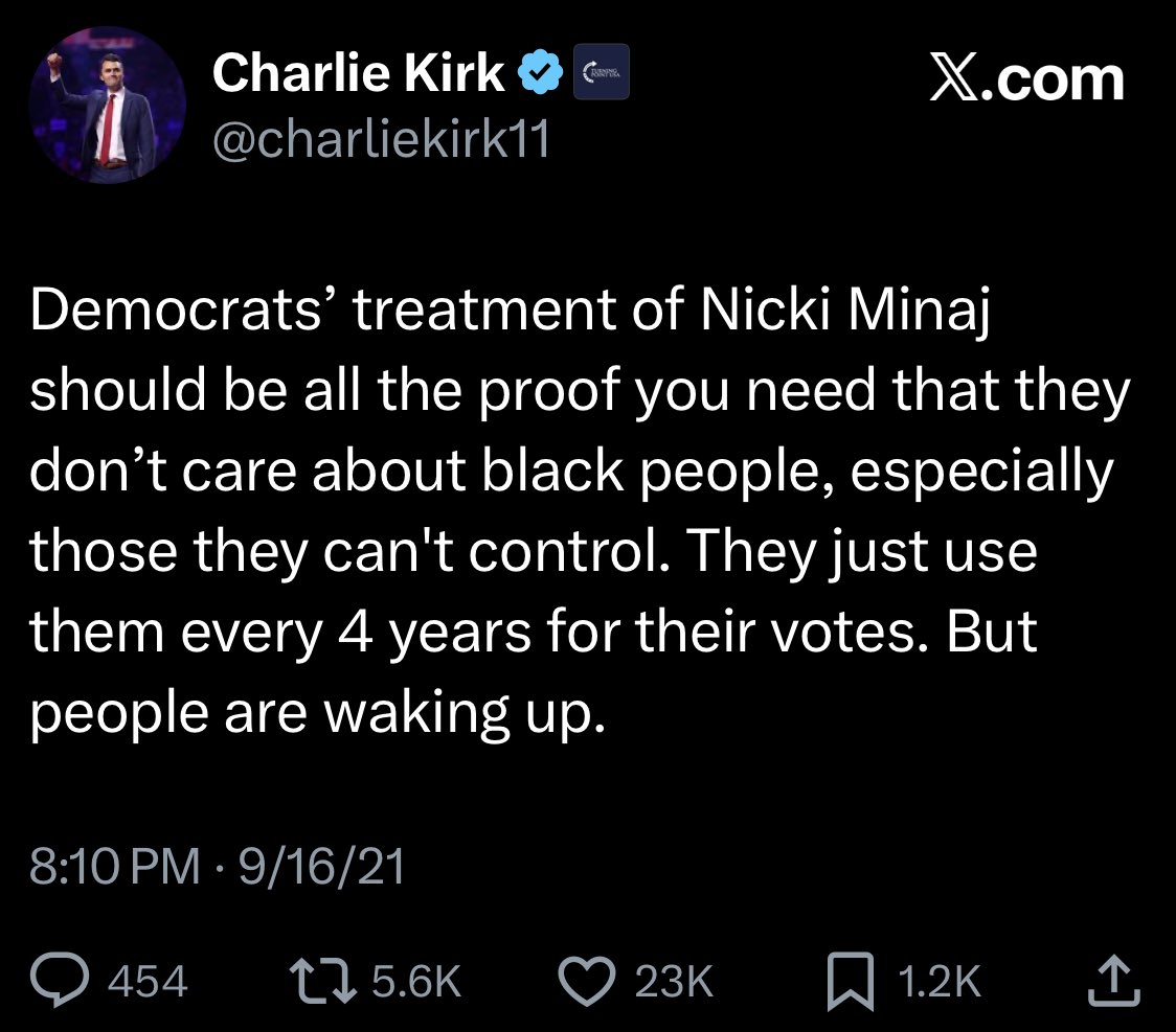 iAnonPatriot's tweet photo. Charlie Kirk was a prophet. 

There’s ALWAYS a post. https://t.co/JGbAlQ9T7S