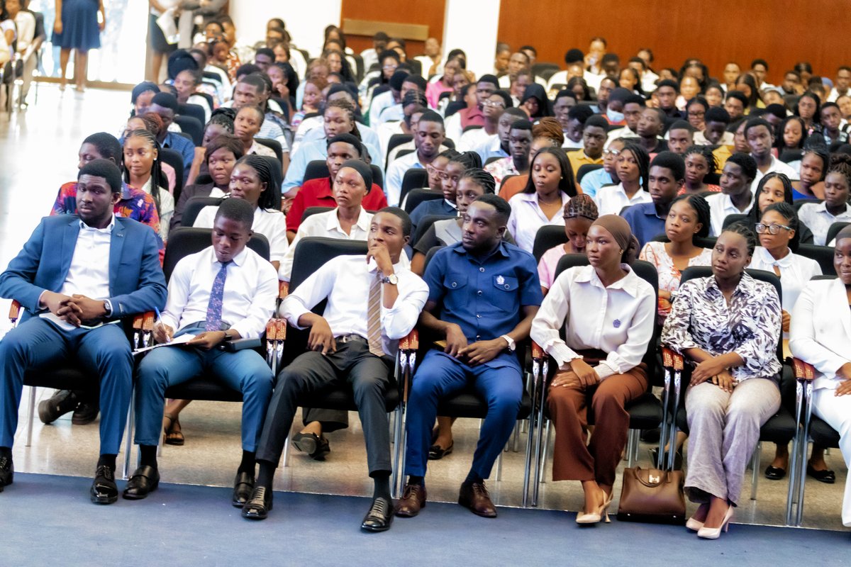 upsaccra's tweet image. UPSA Faculty of Management Studies Holds Orientation for Fresh Students

The Faculty of Management Studies, UPSA, organised a pre-academic orientation to welcome newly admitted undergraduate and diploma students and prepare them for university life.
#UPSA #FMS #Orientation