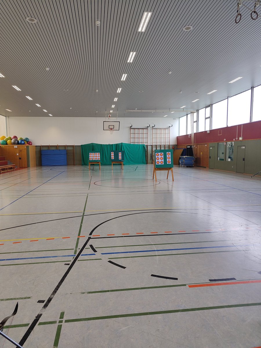 Mal wieder trainieren, leider nur in der Halle ...