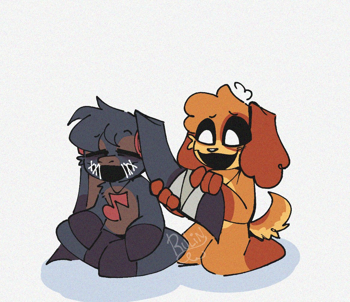 He plays a little rough .. a littlee..

#SmilingCritters #SmilingCrittersOC #Dogday #NightmareCritters #NightmareCrittersOC #PoppyPlaytime #PoppyPlaytime3 #PoppyPlaytime4 #cartoon #cartoonart