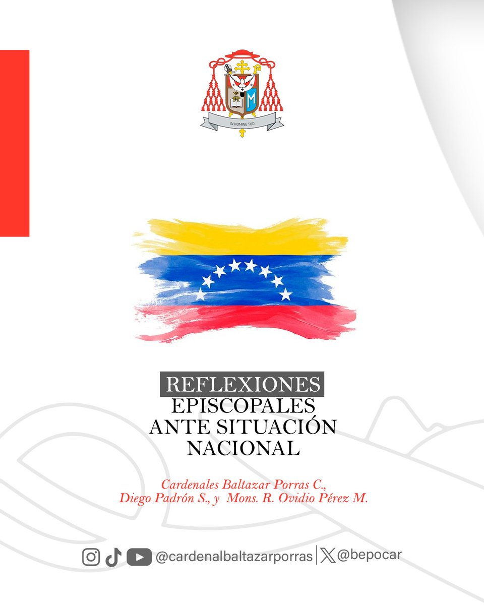 Cardenal, Baltazar Enrique Porras Cardozo tweet media