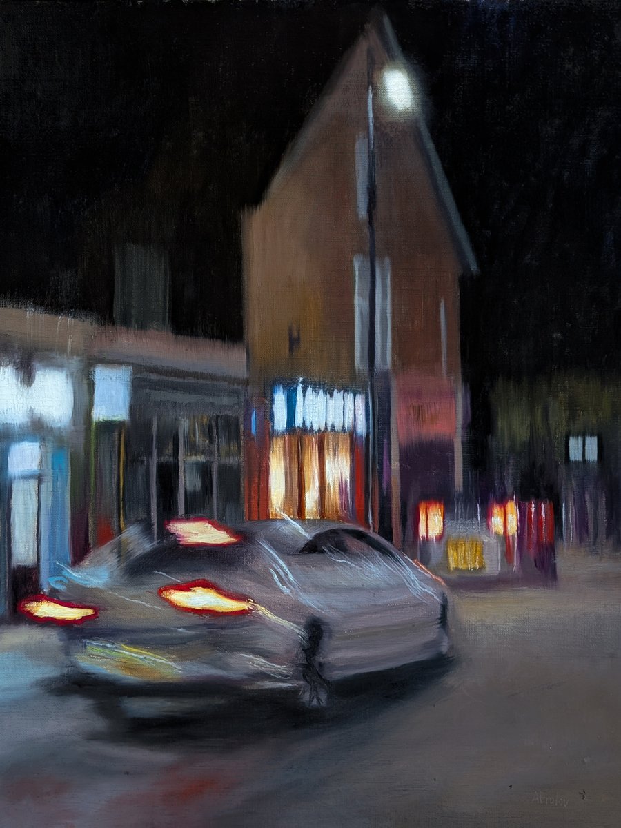 "Blurry Night" - my oil painting
