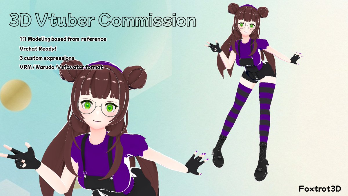 3D vtuber for <a href="/nyxoky/">Nyxoky 💜⚠️ | Vtuber | Vgen Artist</a> as a result of the giveaway I made with <a href="/MaoMaoAtelier/">MaoMao Atelier ✒️┋Services for VTubers</a> 

hope you like it!