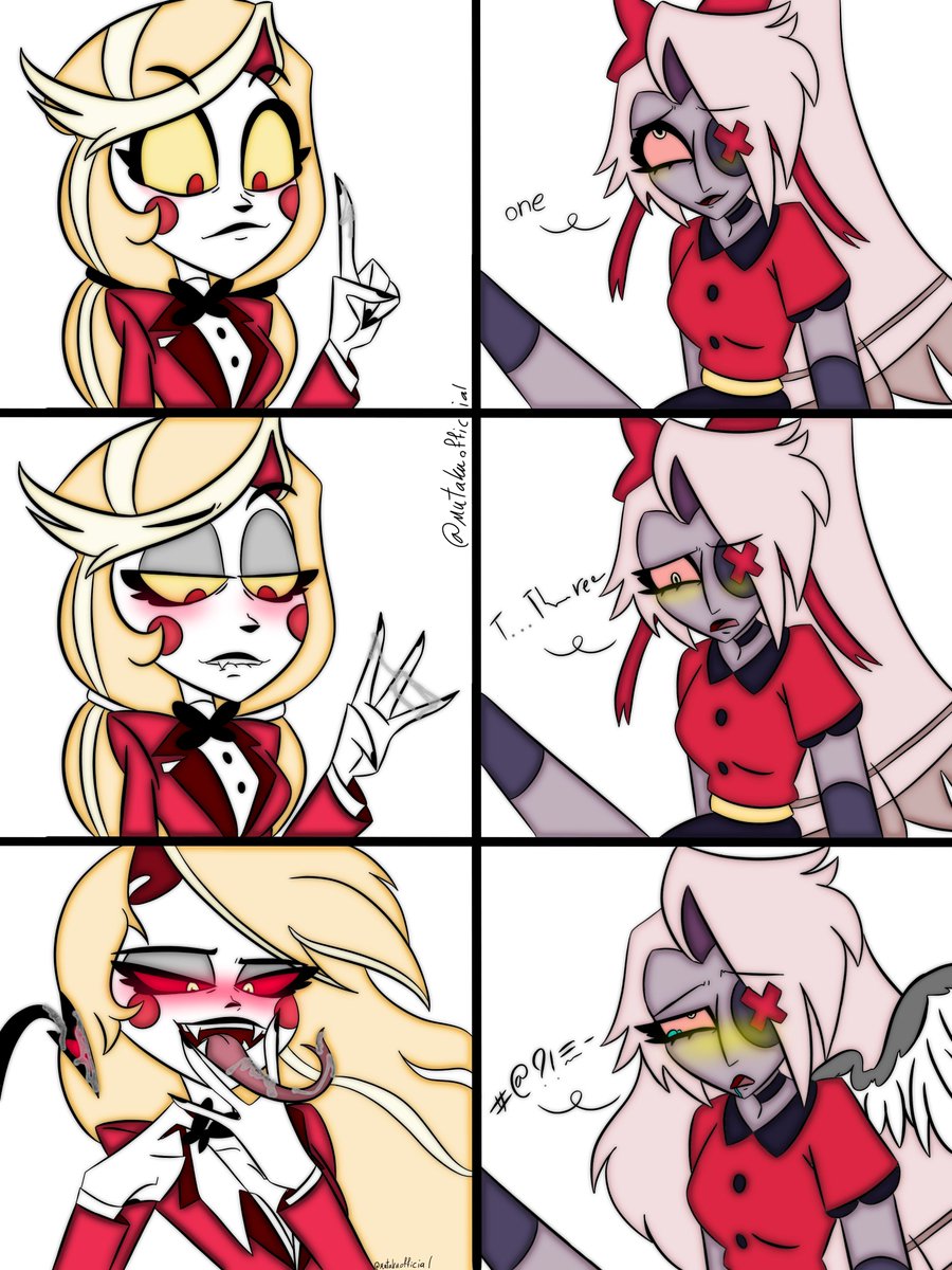 Count with Charlie 
#hazbinhotel #HazbinHotelFanart #chaggie #HazbinHotelCharlie #HazbinHotelVaggie