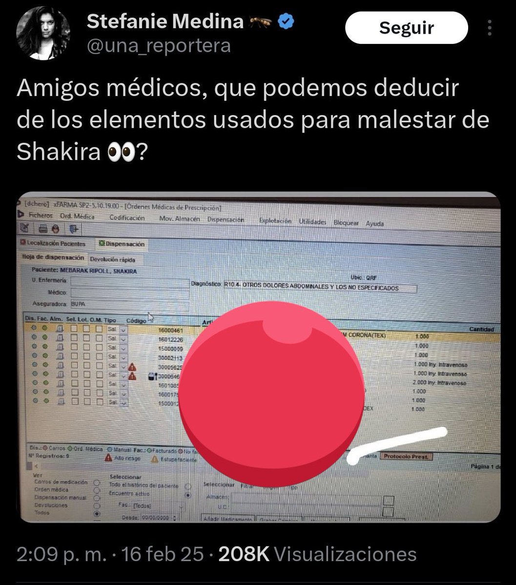 <a href="/una_reportera/">Stefanie Medina 🦟</a> <a href="/IPYS/">IPYS</a> <a href="/ANP_periodistas/">ANP Perú</a> <a href="/CcorrienteW/">CONTRACORRIENTE_W</a> Cuando publicaste la información personal de Shakira no etiquetaste a <a href="/IPYS/">IPYS</a> o <a href="/ANP_periodistas/">ANP Perú</a>