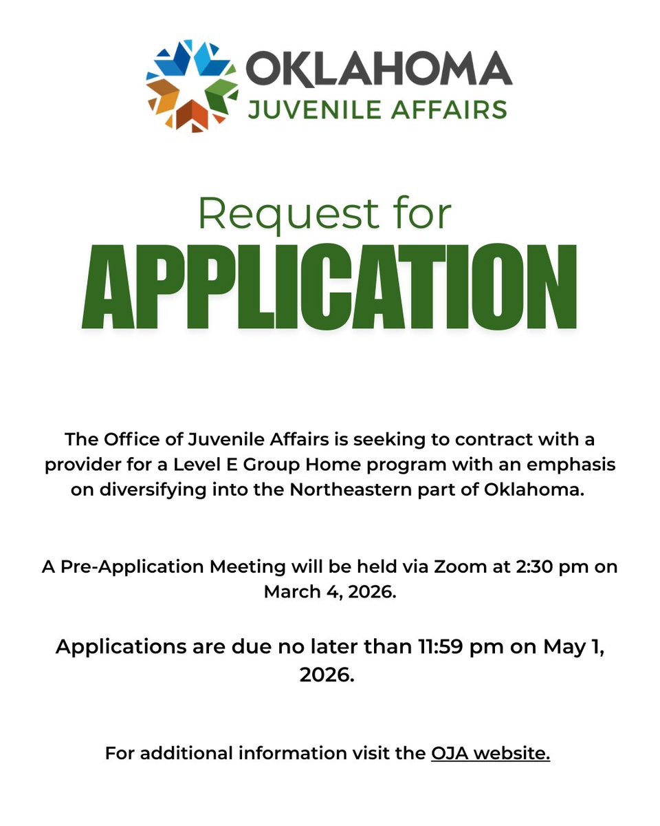 Oklahoma Office of Juvenile Affairs tweet media
