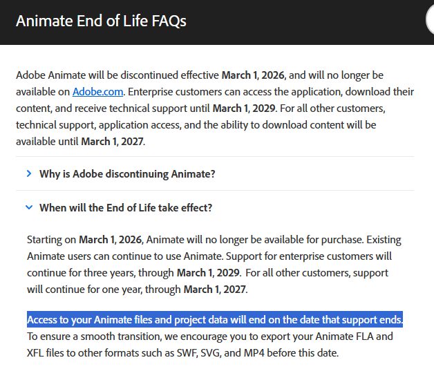 DDMPlayer's tweet image. Okay, what the fuck do you mean Adobe Animate has been discontinued.

This tool has been a staple of animation and remains integral to MANY people's jobs.

I find it genuinely BAFFLING how Adobe just went up and said "Whoops! AI!" without any regard whatsoever to so many people.