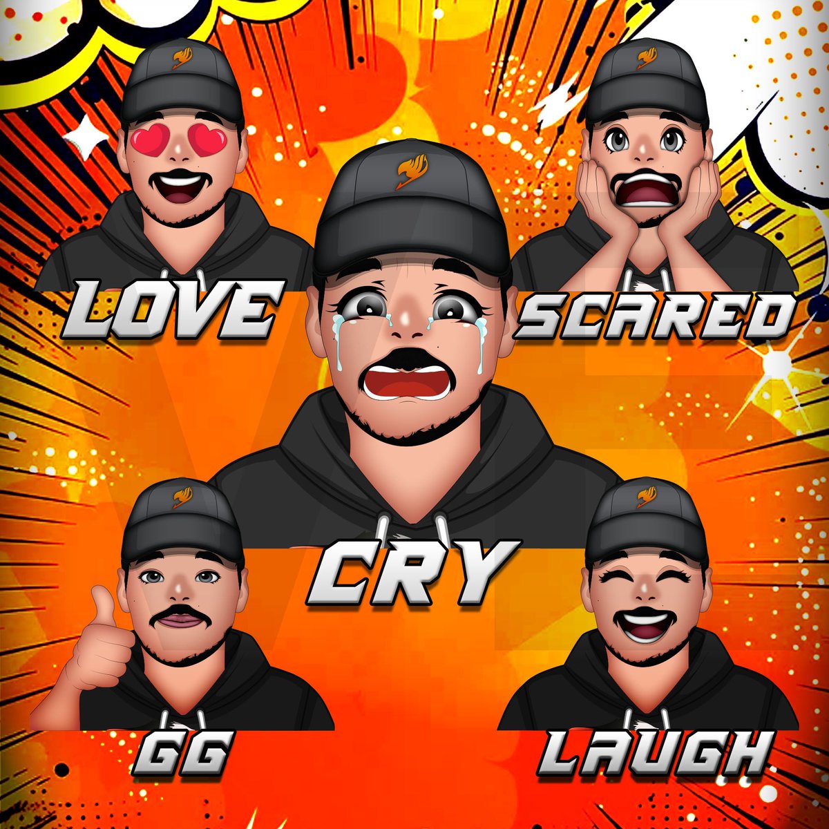 virtue_edges's tweet photo. Our team worked on this custom emote set for a client. 
Fun project and a great chance to explore expressive reactions and clean stream ready designs.
If you need:
• Stream Emotes
• VTuber/PNGTuber Assets
• Channel Branding &amp; Graphics

Commission slots are open. DM anytime. https://t.co/WiCuoZLTJ8