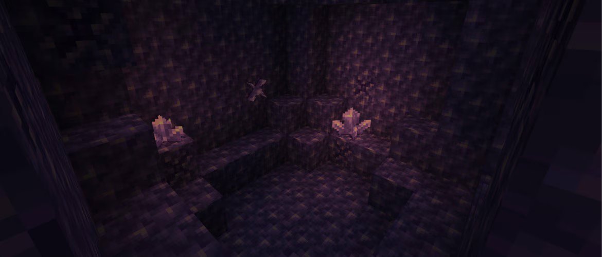 minecraftjapan's tweet image. 美しい紫色の奇跡...💜
その名もアメジストジオード✨

アメジストはもちろん
建築に使える滑らかな玄武岩や
方解石も入手できます🥳

狙って探すより
採掘を楽しんでいたらたまたま見つけた！
というケースがほとんどなので
出会えたらそれは幸運のサイン🍀

何か良いことが起きるかも...？😳