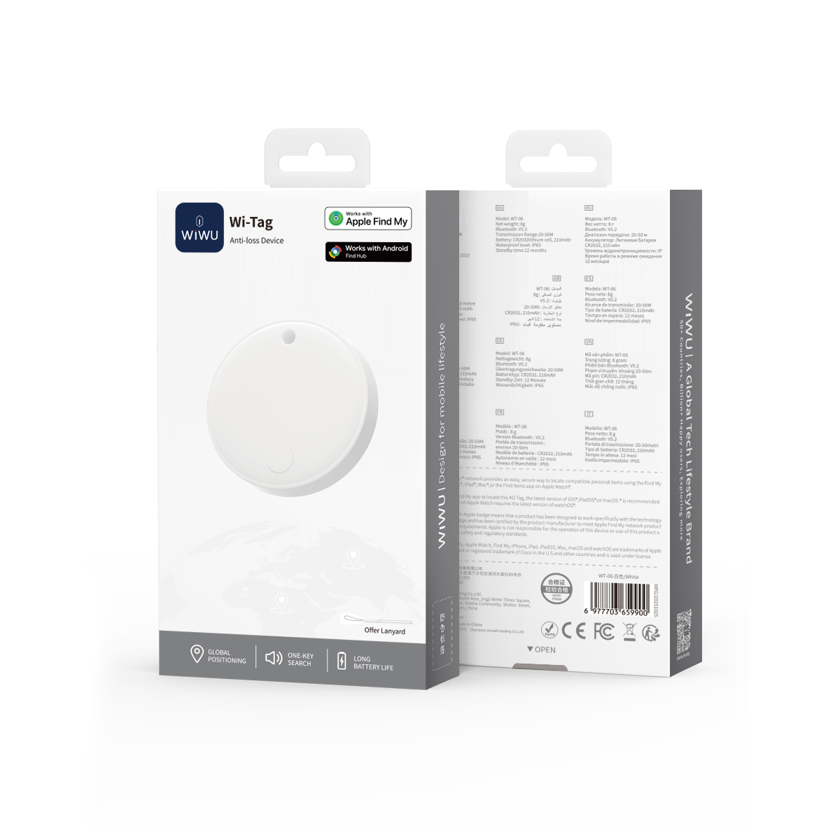 WiwuGlobal's tweet image. Most trackers don’t actually prevent loss.
They prevent peace of mind by locking you into one ecosystem.
WT-06 works across Apple &amp;amp; Android — quietly, globally.
#itemtracker #wiwu #iPhone17ProMax