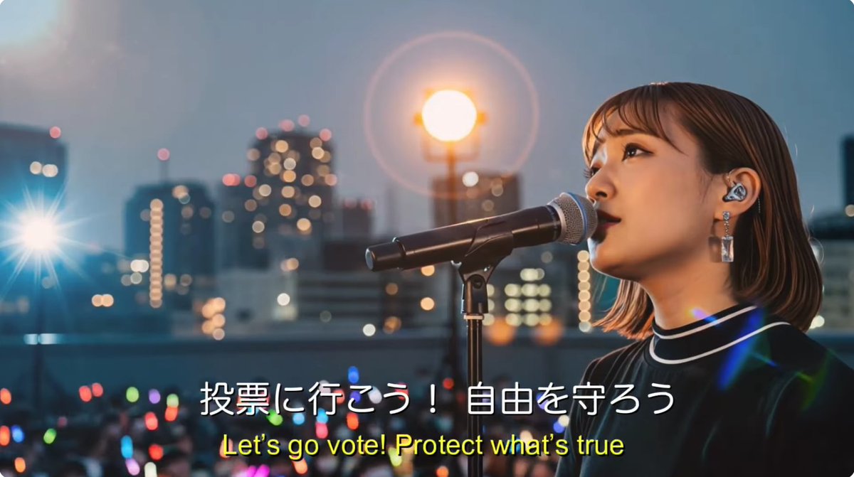 【総選挙-あと５日！】「投票に行こう！2026」 未来を変えよう！自由を守ろう！｜寿ガールズバンド　（AI動画）  By 寿STUDIO youtu.be/2DiWZcwHbh0?si… <a href="/YouTube/">YouTube</a>より 
寿STUDIO