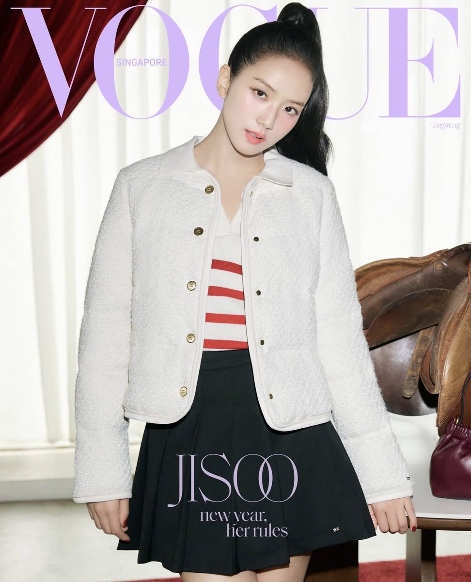 Following the appearance on Vogue HK digital cover Jan 2026, JISOO also grabbed the Vogue Singapore digital cover Jan/Feb issue as Tommy Hilfiger global ambassador to promote the New Year collection ❤️

instagram.com/p/DUR516-jFrt/…