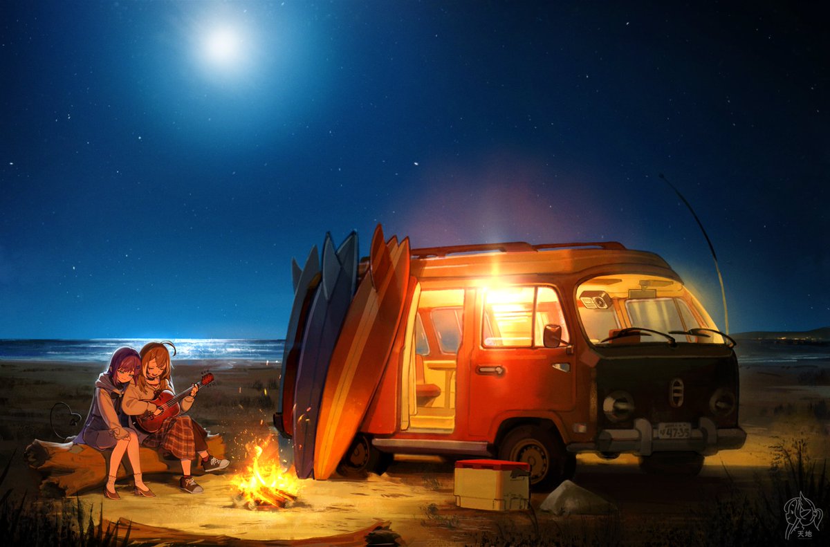 Tenchi_Mayo's tweet image. mumei &amp;amp; towa (Commission)
#drawMEI #TOWART