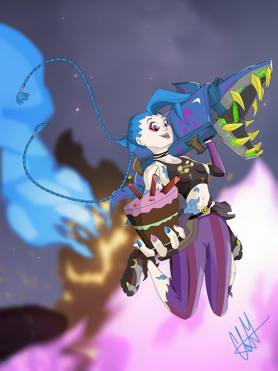 SrAutor312's tweet photo. Un dibujo de regalo para un amigo especial
#artedigital #arcane
#jinx https://t.co/1xTMbbzH4A