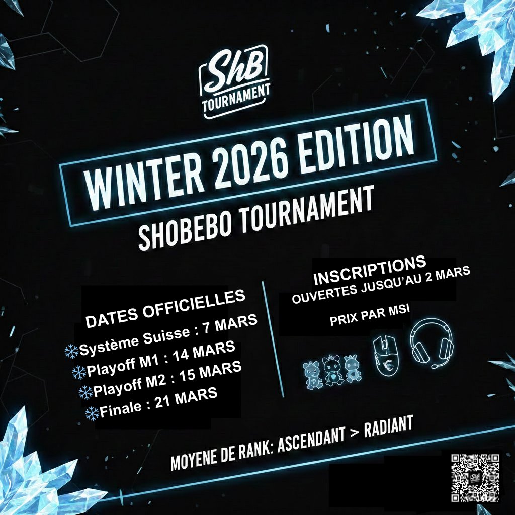 Shobebo Tournaments tweet media