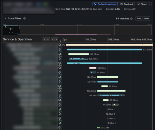🔧APMツールを乗り換えたら、
むしろ「見えるもの」が増えた——。

米通信会社C Spireは、AppDynamicsからGrafana Cloudへ移行。

OpenTelemetry Java agentによるエンドツーエンドのトレースを導入した結果：
✅ 以前のAPMより多くのデータを取得
✅ 「何が・いつ・どう壊れたか」の特定が劇的に簡単に