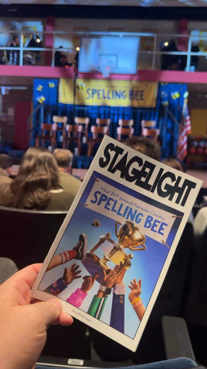 What are the odds that I score 4th row center tickets to Spelling Bee and all 3 names I wanna see are out? Literally the exact 3.