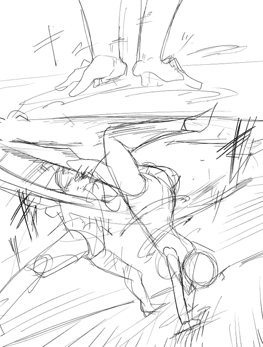 技名知らないけど攻撃受けた後に逆立ちで回転カウンターキックするやつ好き 