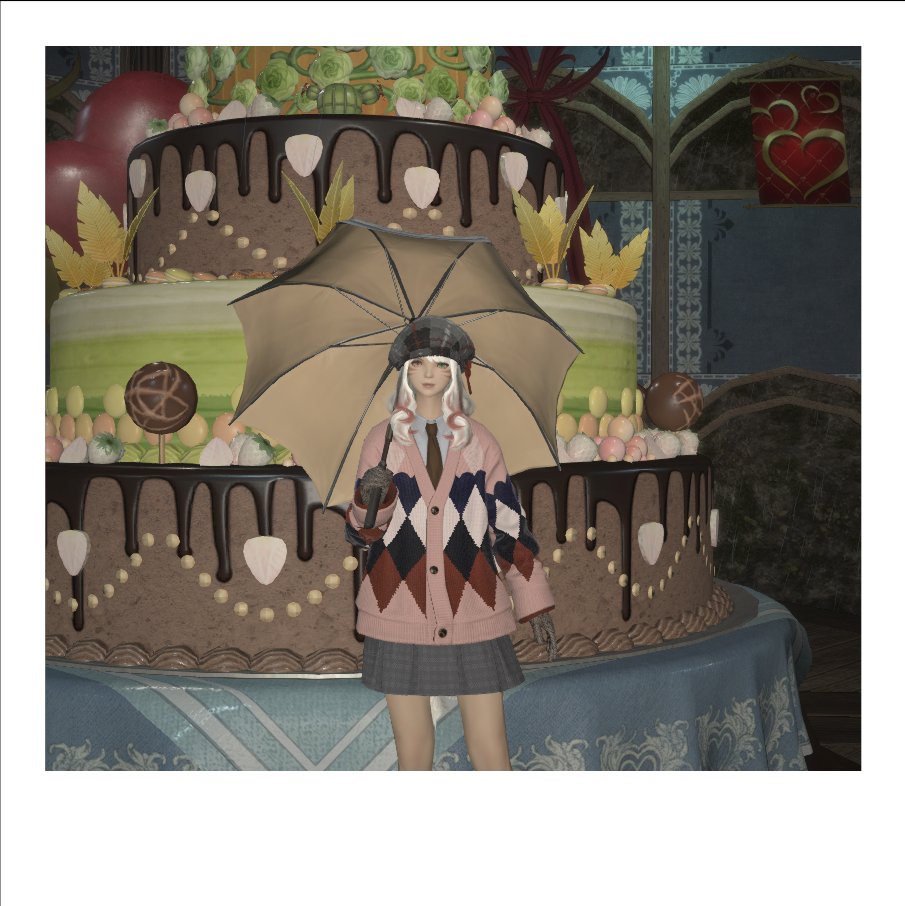 Well, I finally took advantage of the brief free login campaign and managed to acquire the new valentione event items. ... It's a shame that it was rainy while it happened LOL