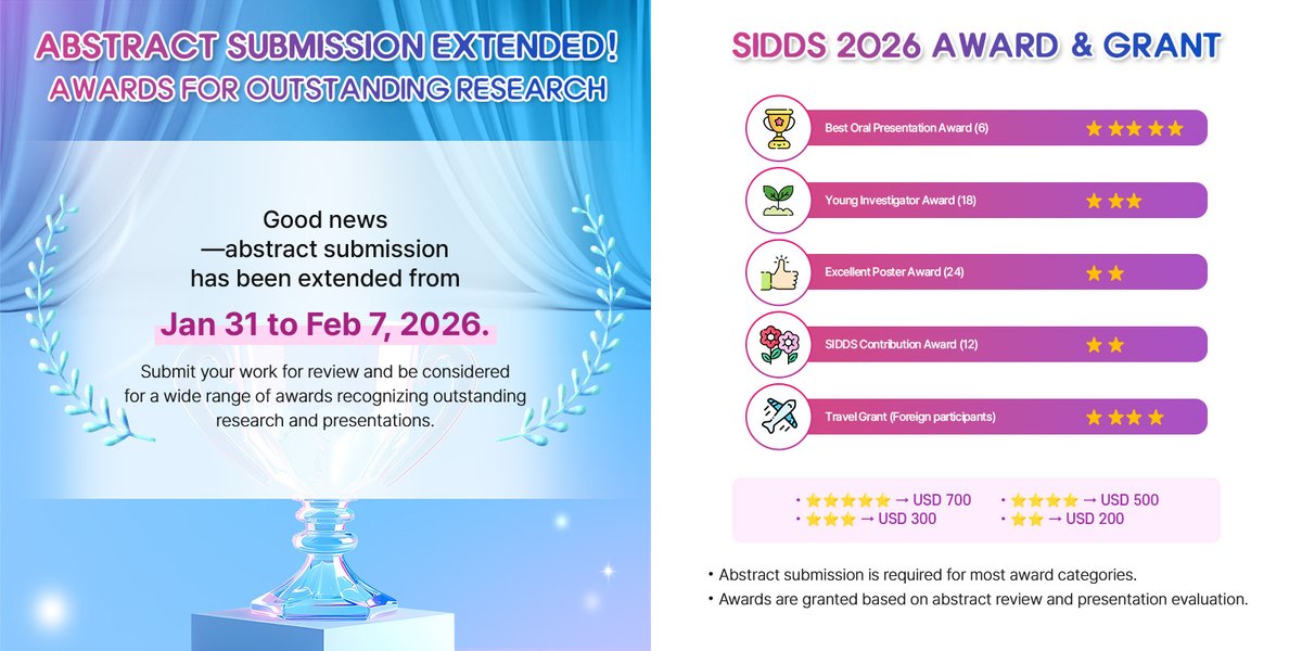 SIDDS 2026 tweet media