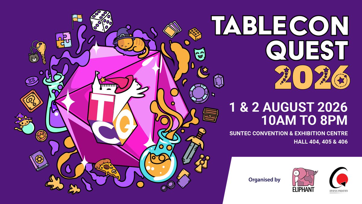 It’s that time of year again when the tables fill up, the dice start rolling, and cardboard dreams come true. That’s right: #TableConQuest is coming back!🎉

Visit tableconquest.com for more details. #TableConQuest2026