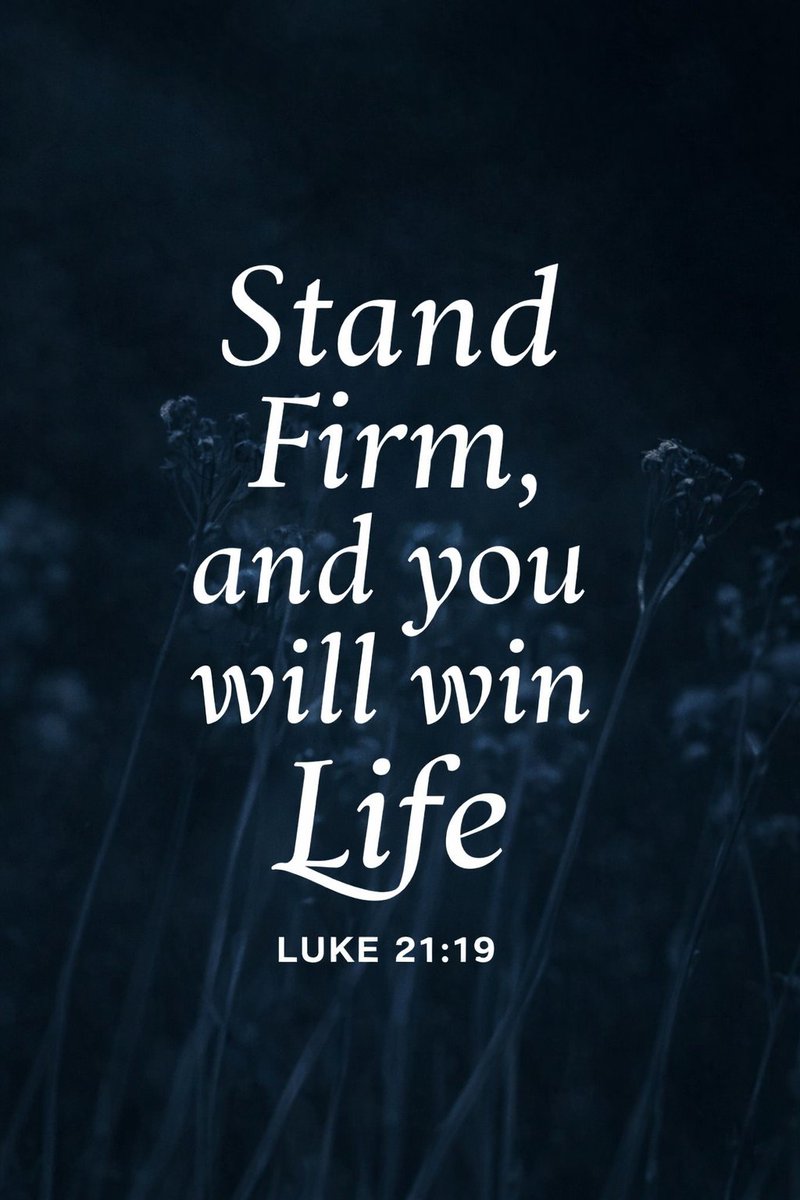 The__Bible7's tweet image. Luke 21:19