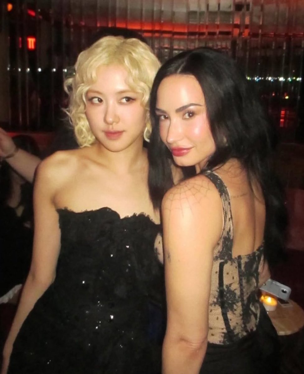 rosé and demi lovato